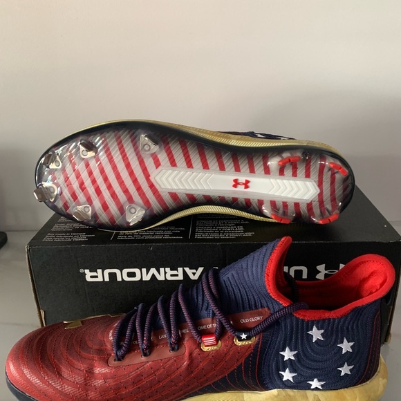 Under Armour UA Harper 4 Low ST LE Baseball Cleats Men Sz 16 - Picture 8 of 11